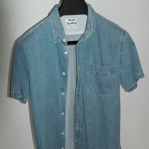 Button up: Acne Studios- Blue jean- short sleeve -